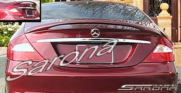 Custom Mercedes CLS  Sedan Trunk Wing (2005 - 2011) - $325.00 (Part #MB-083-TW)